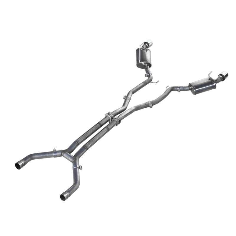 ARH Chevrolet Camaro V8 2010 2015 3in x 3in Stock Full Catback w/ Polished SS Tips