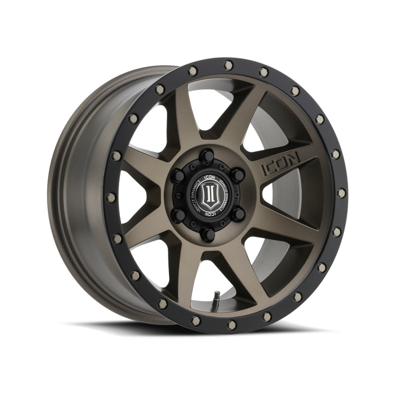 ICON Rebound 17×8.5 5×5 -6mm Offset 4.5in BS 71.5mm Bore Bronze Wheel