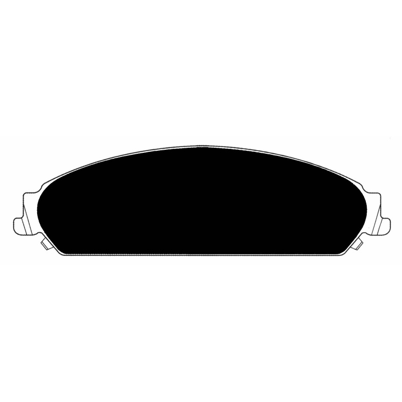 Porterfield Brake Pads for 2009 DODGE CHARGER Pursuit (Police)
