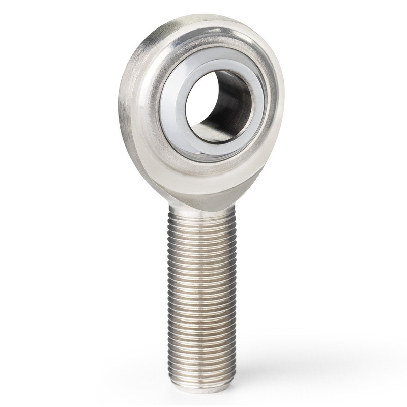 QA1 GMR5T G Series 2 Piece Stainless Rod End 5/16in. Bore 5/16in.-24 RH Male Thread PTFE Lined