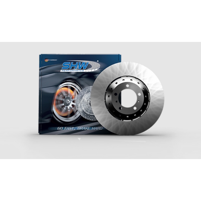 SHW 18-22 Audi RS5 2.9L Front Smooth Lightweight Brake Rotor (4M0615301AM)