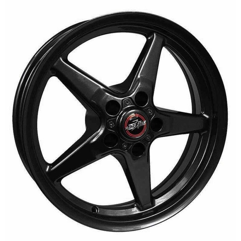 Race Star 92 Drag Star Bracket Racer 18×5 5×4.50BC 2.00BS Gloss Black Wheel | 92-850145B