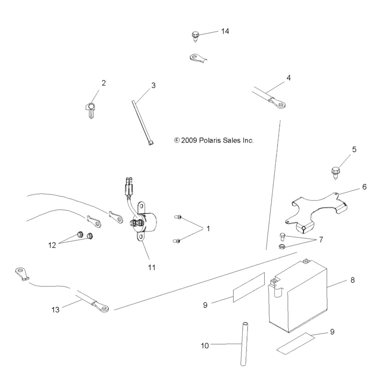 Tube,Battery Vent,88 Cm by Polaris