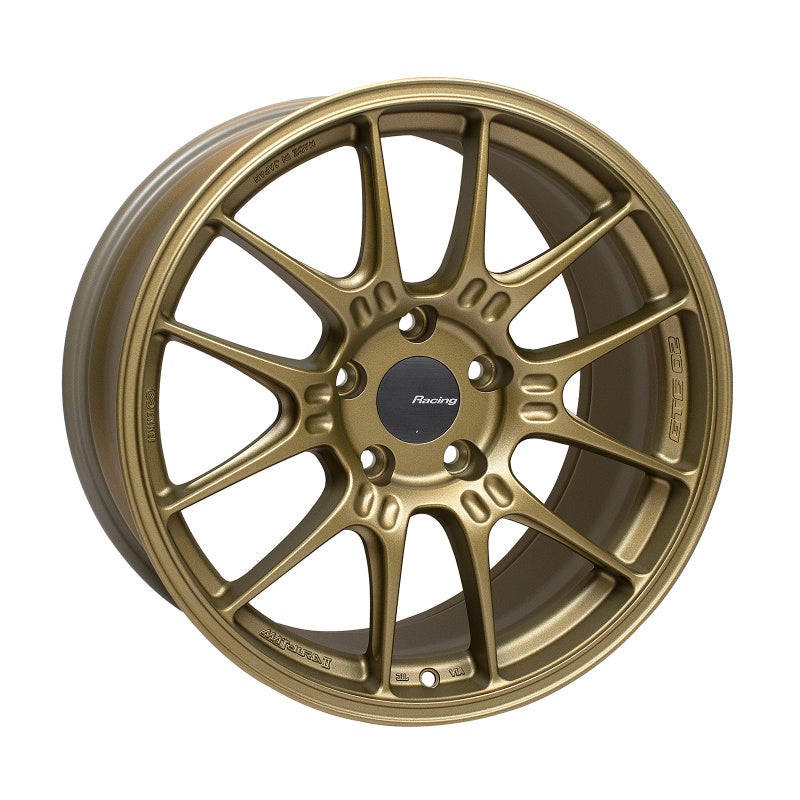 Enkei GTC02 18×9.5 5×120 45mm Offset 72.5mm Bore Titanium Gold Wheel