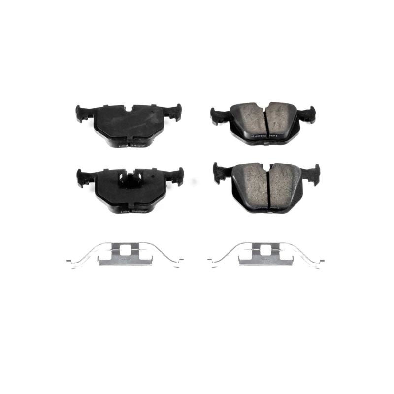 PowerStop Power Stop 94-97 BMW 840Ci Rear Z17 Evolution Ceramic Brake Pads w/Hardware