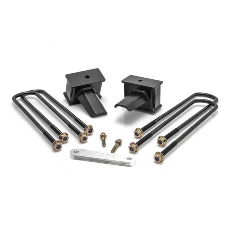 ReadyLift 4.0″ Tall Flat Block (2-pc Drive Shaft) 2017-2024 Ford F250 Super Duty 4WD