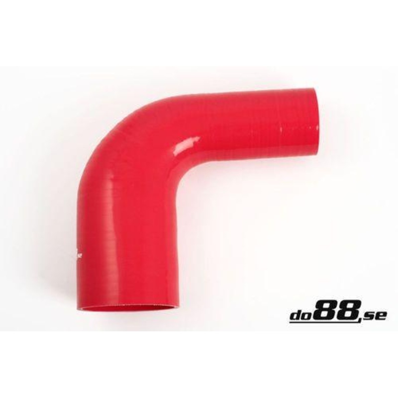 Silicone Hose Red 90 degree 2,25 – 3” (57 – 76mm)
