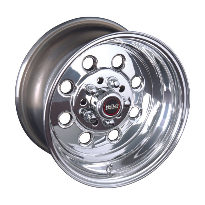 Weld Draglite 15×14 / 5×4.5 & 5×4.75 BP / 4.5in. BS Polished Wheel – Non-Beadlock