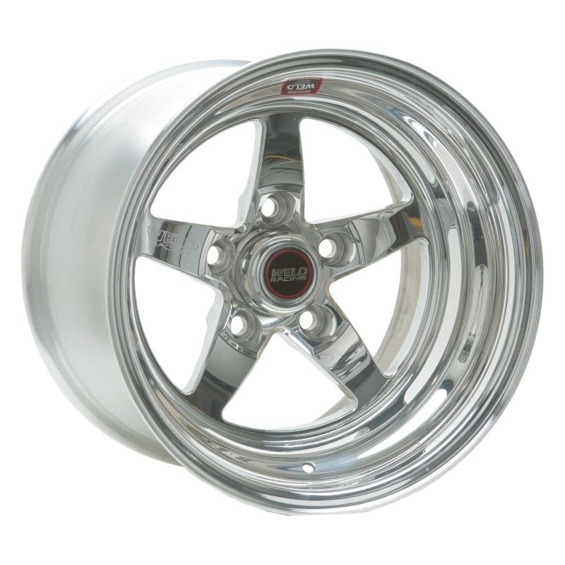 Weld S71 15×14.33 / 5×4.5 BP / 5.5in. BS Polished Wheel (Low Pad) – Non-Beadlock