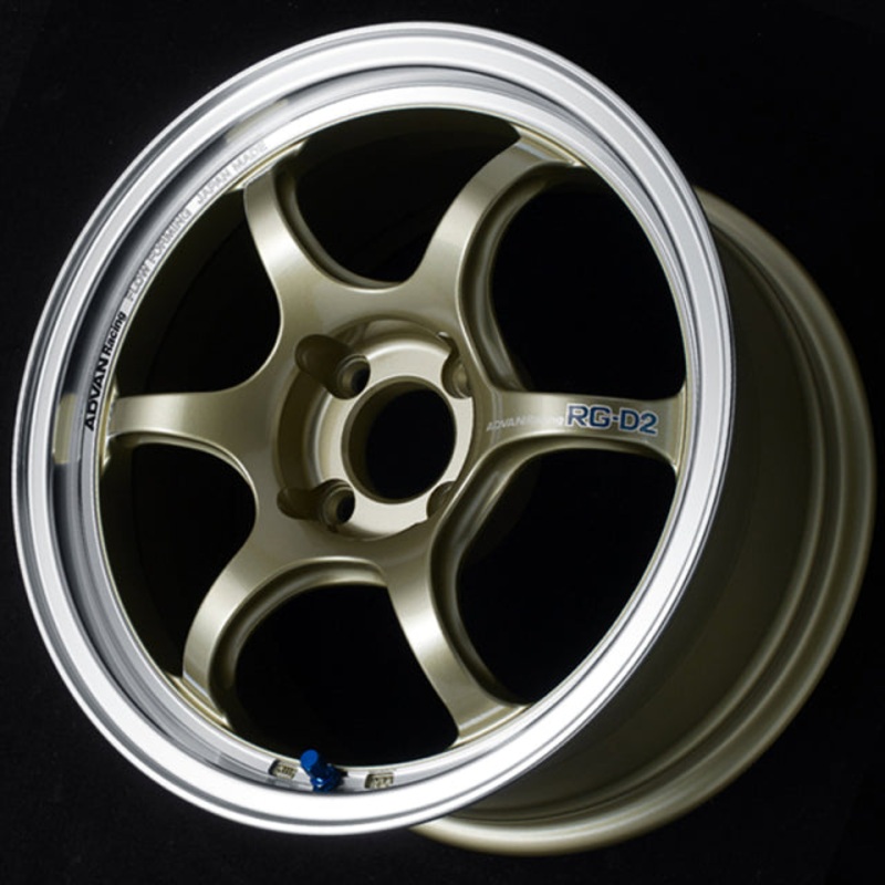 Advan RG-D2 Wheel – 17×7.5 +48 | 5×114.3 | Machining & Champagne Gold