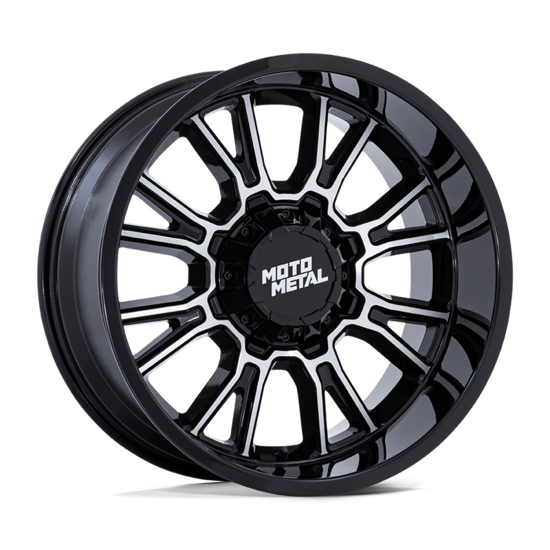 Moto Metal Wheels MO810 Legacy 18″ 8×180 Gloss Black Machined