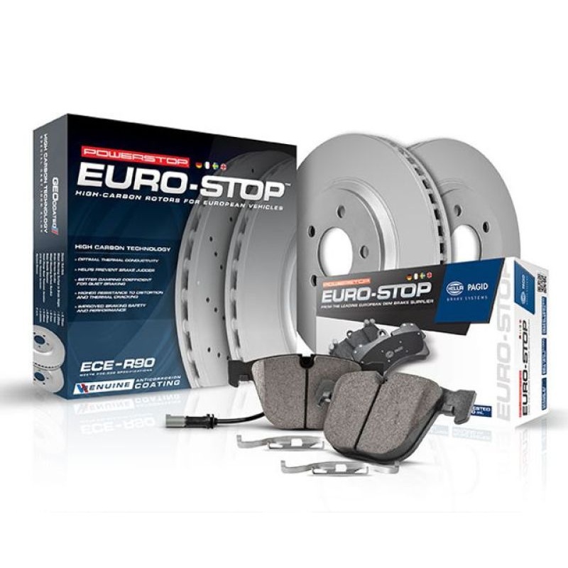 PowerStop Power Stop 06-07 BMW 530xi Rear Euro-Stop Brake Kit