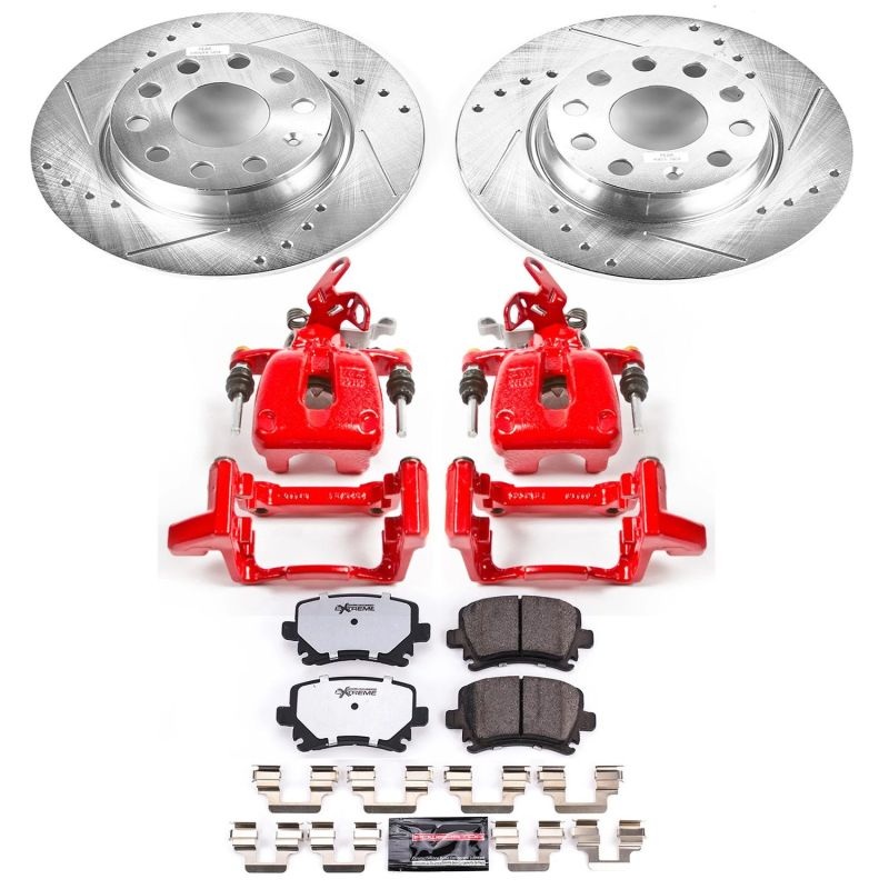 PowerStop Power Stop 2010 Volkswagen Golf Z26 Street Kit w/ Calipers – Rear