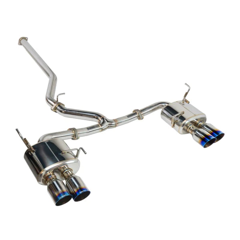 Remark Sports Touring Catback Exhaust Burnt Tips Resonated – 2022+ WRX