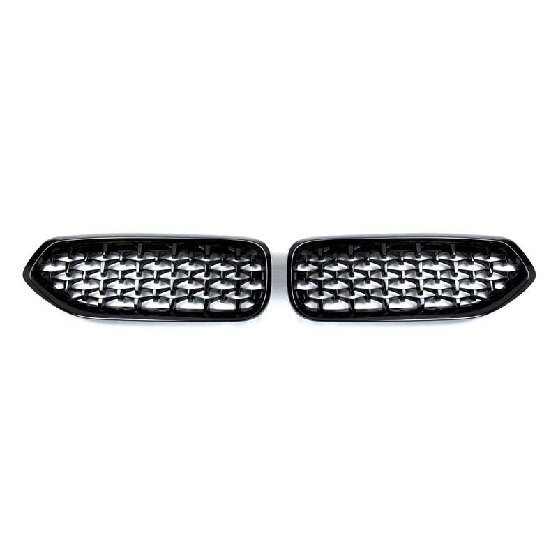 AutoTecknic Painted Glazing Black Front Grille Set – G29 Z4
