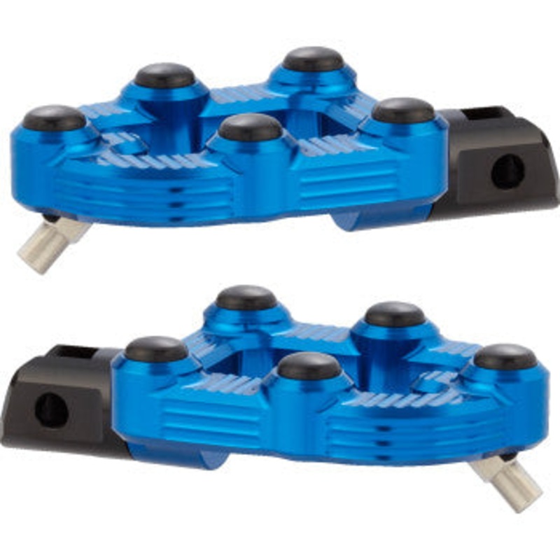 MX Footpegs – Driver – Blue by Arlen Ness