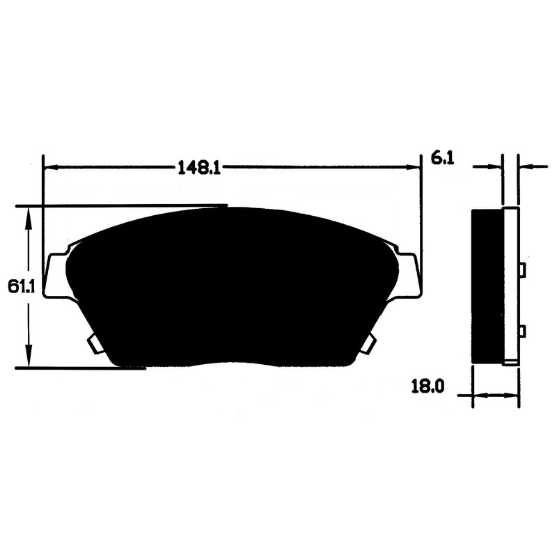 Porterfield Brake Pads for 2013 BUICK VERANO