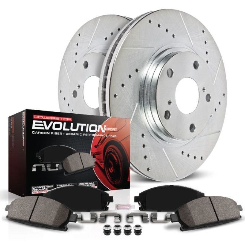 PowerStop Power Stop 2018 Jaguar E-Pace Front Z23 Evolution Sport Brake Kit