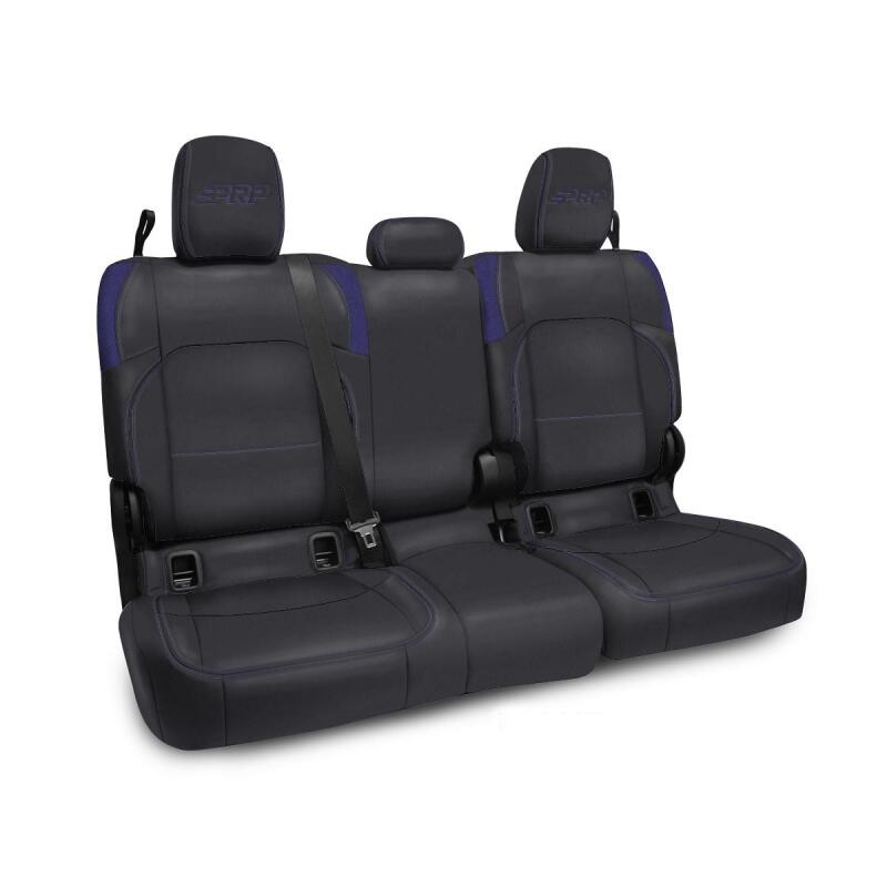 PRP Jeep Wrangler JT Rear Bench Covers – with no Armrest – Black/Purple