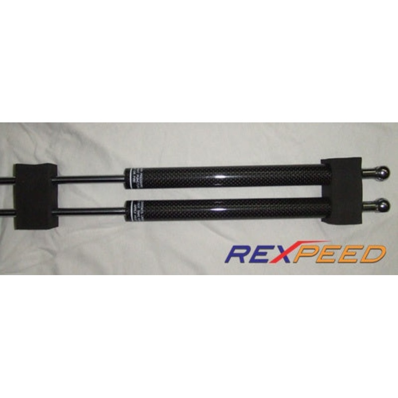 Rexpeed Carbon Fiber Hood Dampers Mitsubishi EVO 7-9 2001-2007 | R50