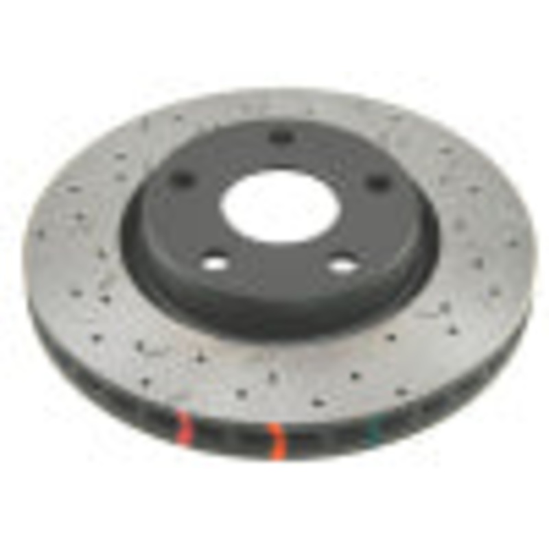 DBA 1994 Land Rover Defender 90 Front 4000 Series Drilled & Slotted Rotor