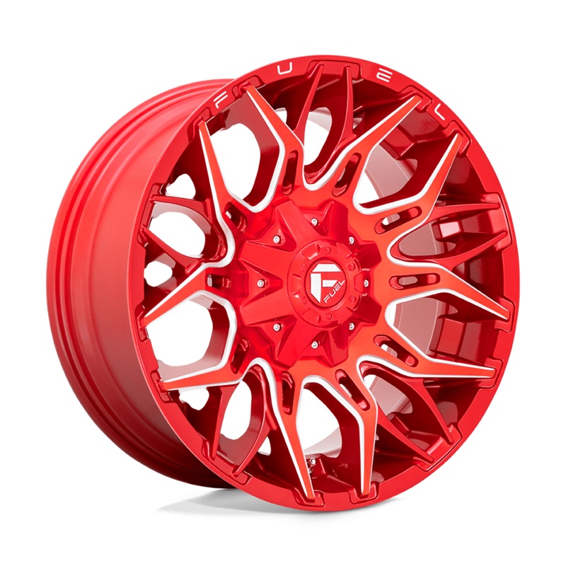 Fuel Wheels D771 Twitch 22″ 8×180 Candy Red Milled