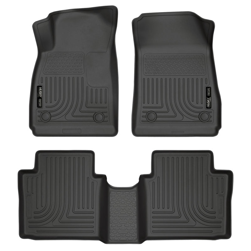 Husky Liners 14 Chevrolet Impala Weatherbeater Black Front & 2nd Seat Floor Liners