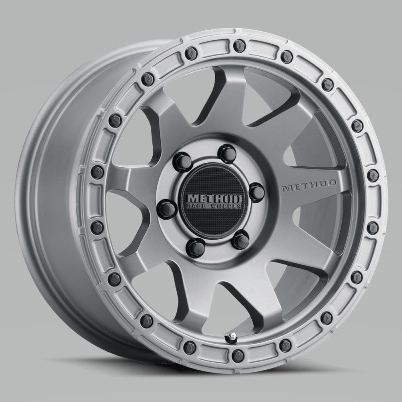 Method MR317 18×9 +18mm Offset 6×135 87mm CB Matte Titanium Wheel