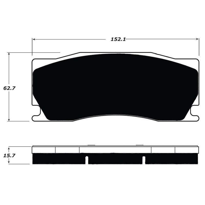 Porterfield Brake Pads for 2015 JAGUAR XKR S w/Alcon Brake Pkg.