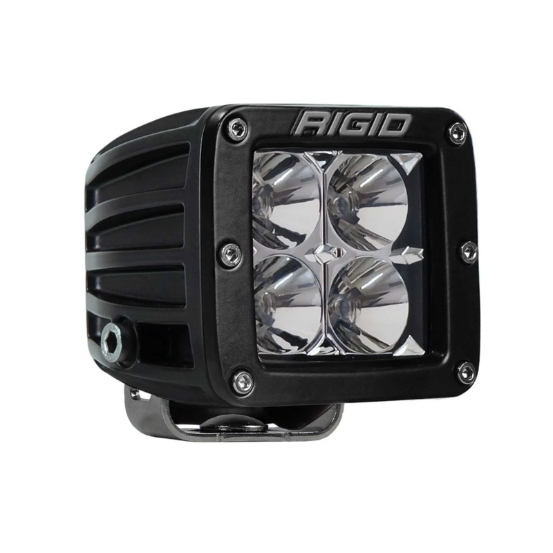 Rigid Industries Rigid D-Series Pro Midnight Light – Spot / Surface / Pair (RIG202213BLK)