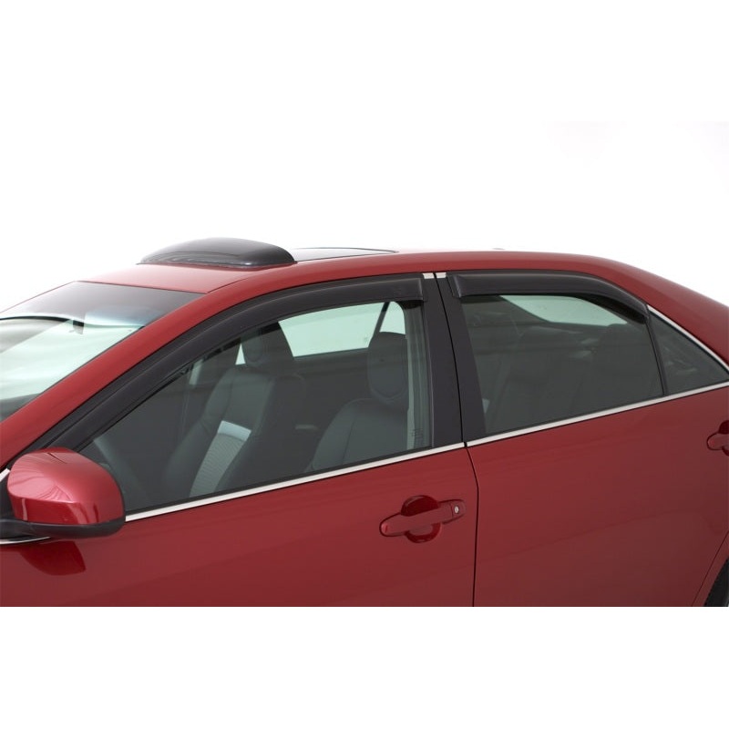 AVS 14-18 Mitsubishi Mirage Ventvisor Outside Mount Window Deflectors 4pc – Smoke
