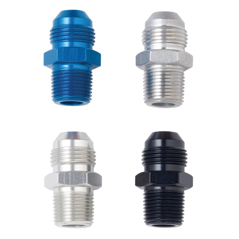 Fragola -16AN x 1 NPT Straight Adapter – Black