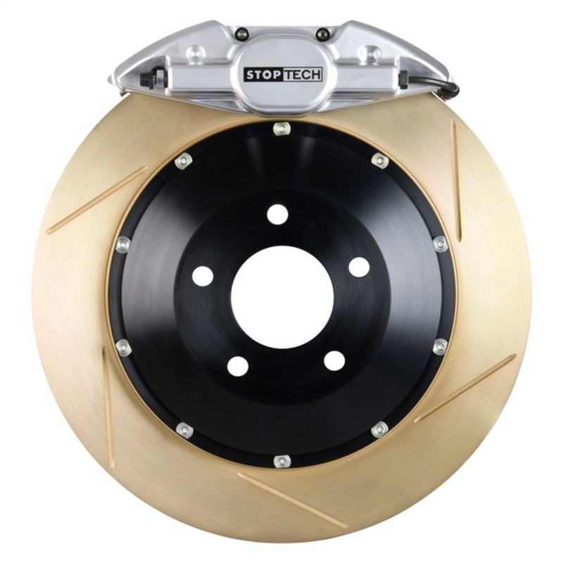 StopTech BBK 99-06 BMW 325i/328i Rear Black ST-40 Calipers Slotted 328x28mm Rotors/Pads/SS Lines