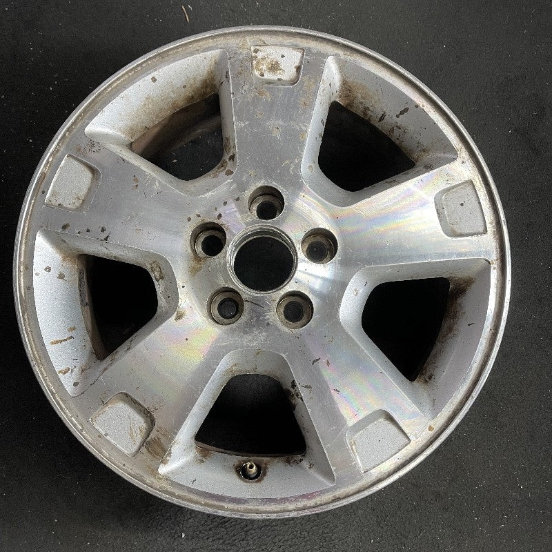 17″ FREESTAR 04-05 17×7 5 spoke bright alloy indented ends Original OEM Wheel Rim