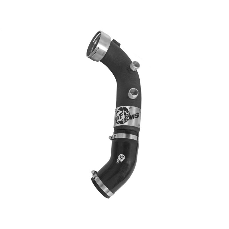 aFe BladeRunner 3in Black Intercooler Tube Cold Side w/ Couplings & Clamps 07-10 BMW 335i 3.0L (tt)
