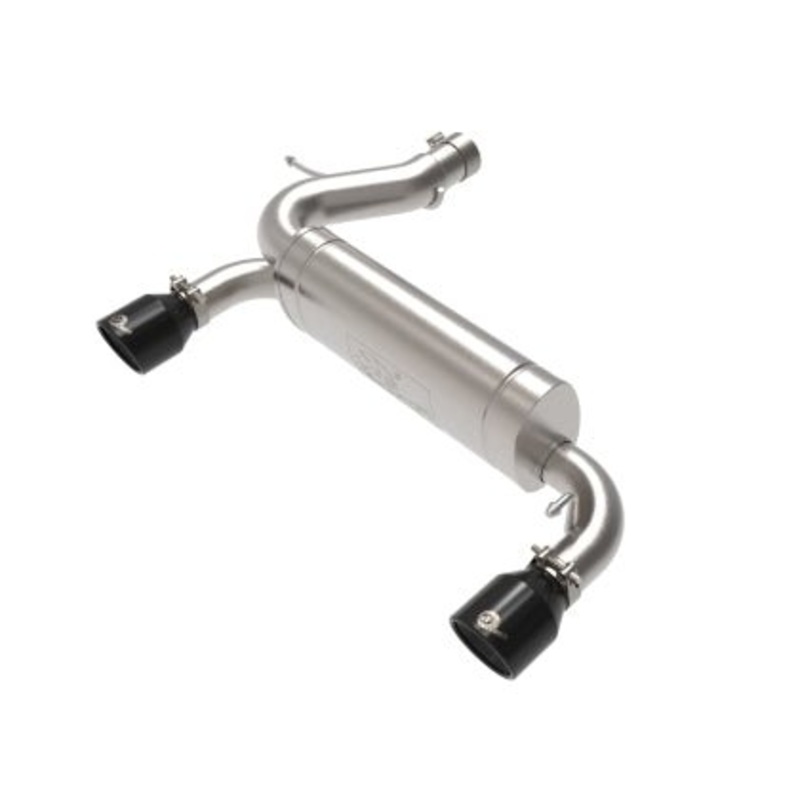 aFe Vulcan 3in 304 SS Axle-Back Exhaust 2021 Ford Bronco 2.3L/2.7L w/ Black Tips