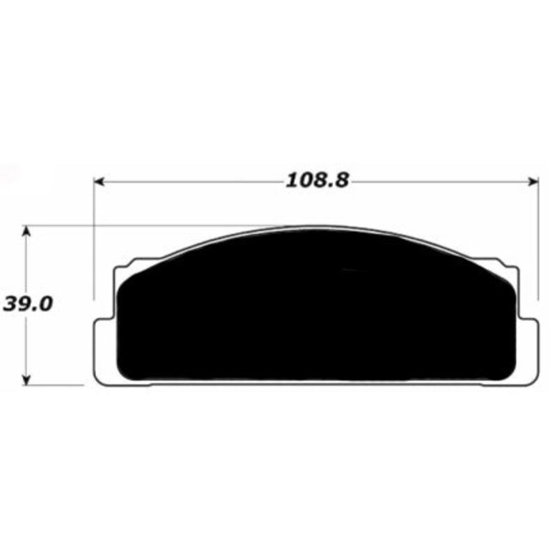 Porterfield Brake Pads for 1972 FIAT SPIDER 124