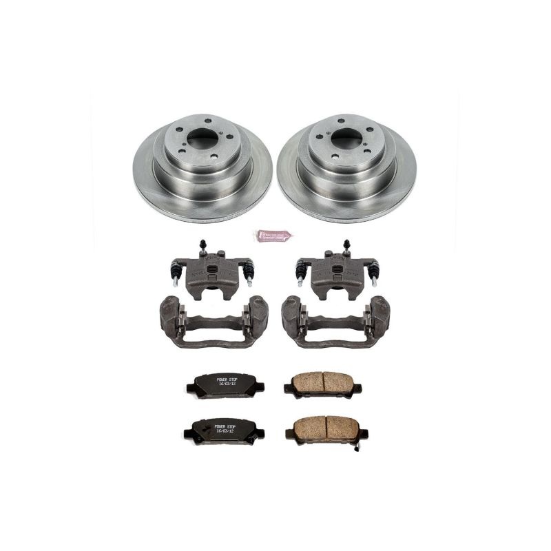 Power Stop 98-03 Subaru Forester Autospecialty Kit w/ Calipers – Rear | KCOE449