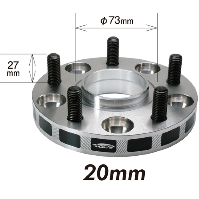Project Kics 12×1.25 Hub 56mm 5-100 Wide Tread Spacers – 20mm