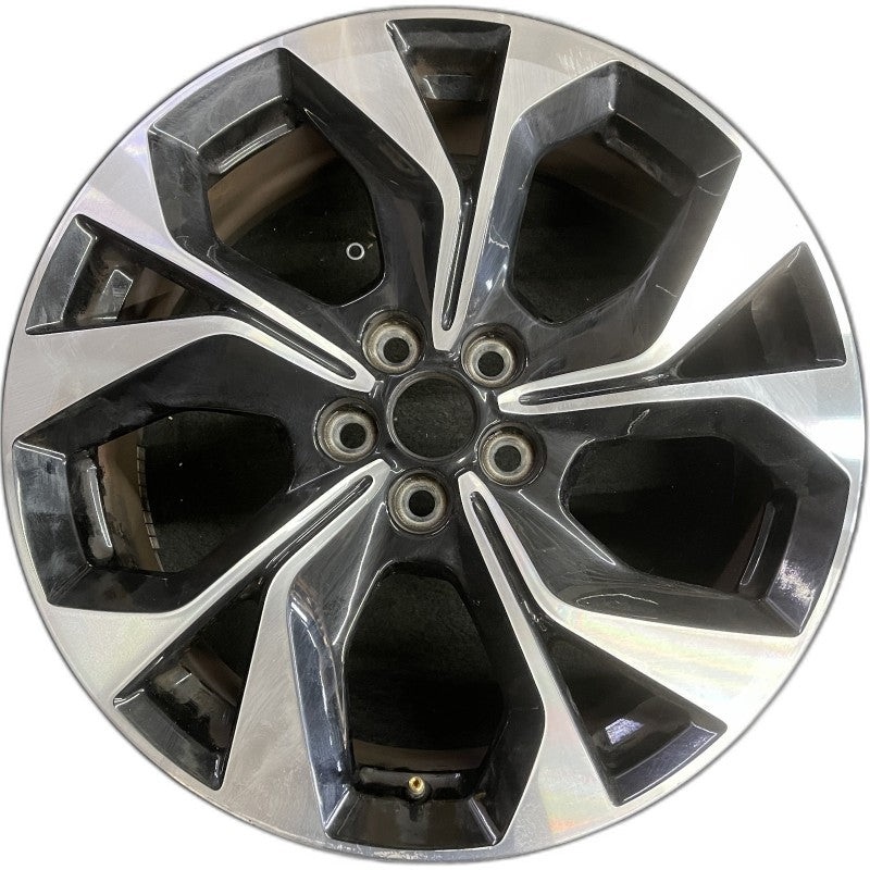 19″ MUSTANG MACH-E 21-22 19×7 5 split spoke machined black pockets Original OEM Wheel Rim