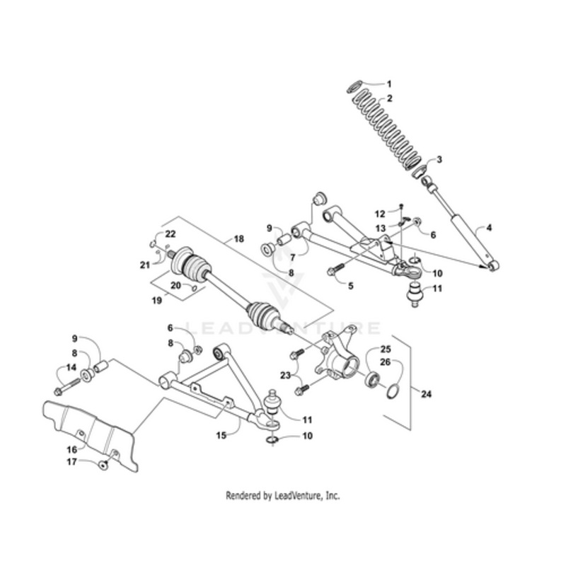 Knuckle – Assembly – Left (Inc. One No. 25-26) by Arctic Cat