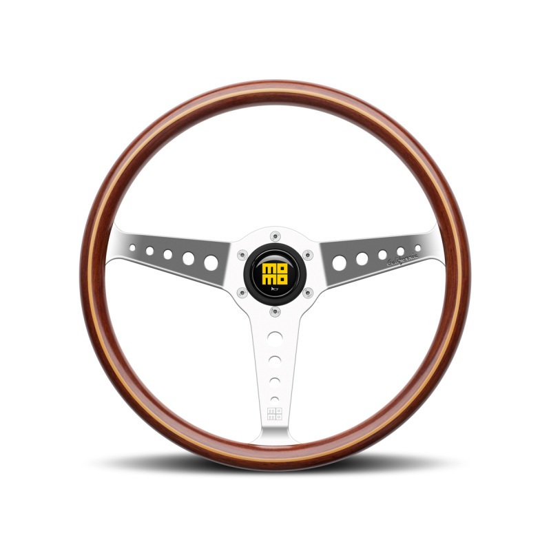 Momo California Wood Steering Wheel 360 mm – Mahogany Wood/Pol Spokes