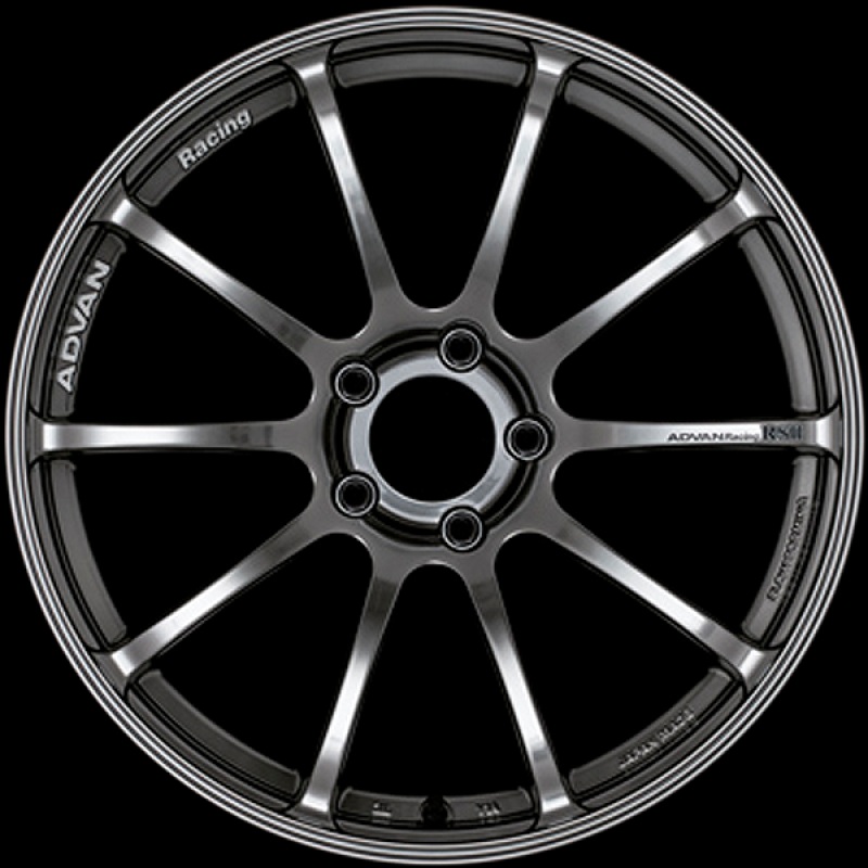 Advan RSII 18×8.0 +45 5-114.3 Racing Hyper Black Wheel