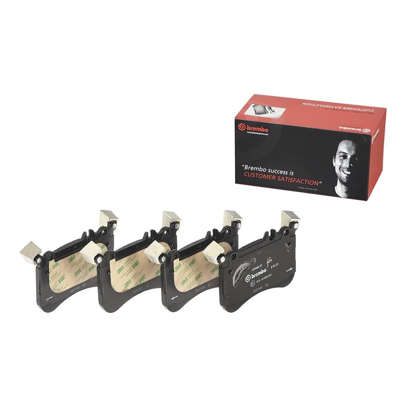 Brembo 14-19 Mercedes-Benz CLA45 AMG/15-19 GLA45 AMG Front Premium Low-Met OE Equivalent Pad