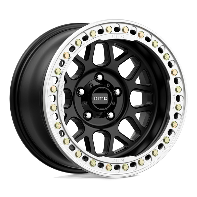 KMC Wheels KM235 Grenade Crawl Beadlock 18″ 6×135 Satin Black