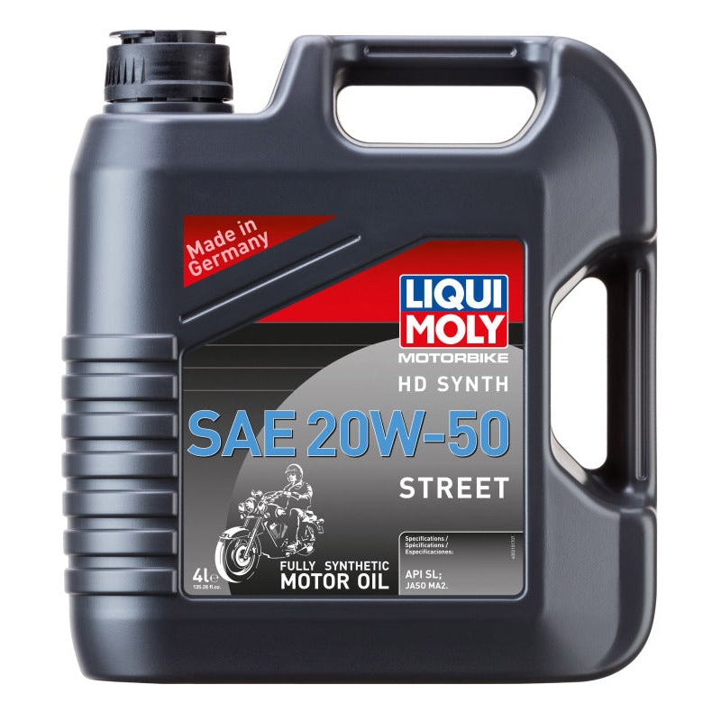 LIQUI MOLY 4L Motorbike HD Synth SAE 20W50 Street