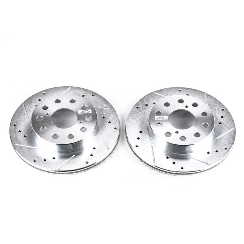 Power Stop 91-95 Toyota MR2 Rear Evolution Drilled & Slotted Rotors – Pair