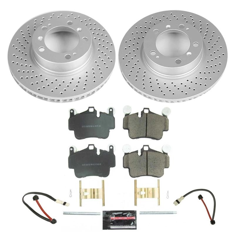 PowerStop Power Stop 06-08 Porsche 911 Front Z17 Evolution Geomet Coated Brake Kit