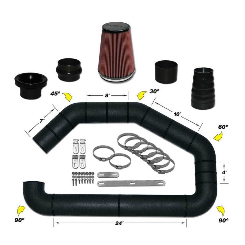 Airaid U-Build-It – Universal 4in Master Kit II w/700-469 9in Filter