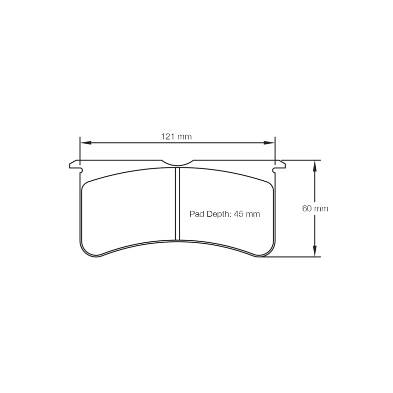 Pagid – (Shape No.: 2555) Ford